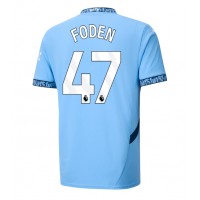 Manchester City Phil Foden #47 Domáci futbalový dres 2024-25 Krátky Rukáv